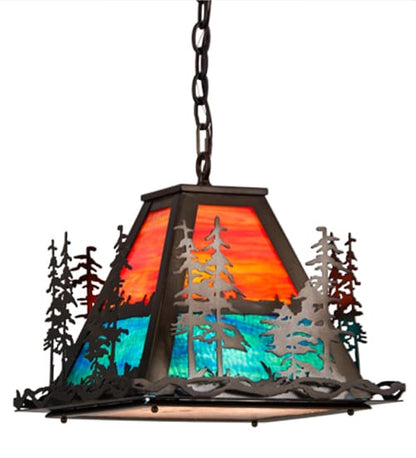 Tall Pines 3 Light 22" Wide Pendant