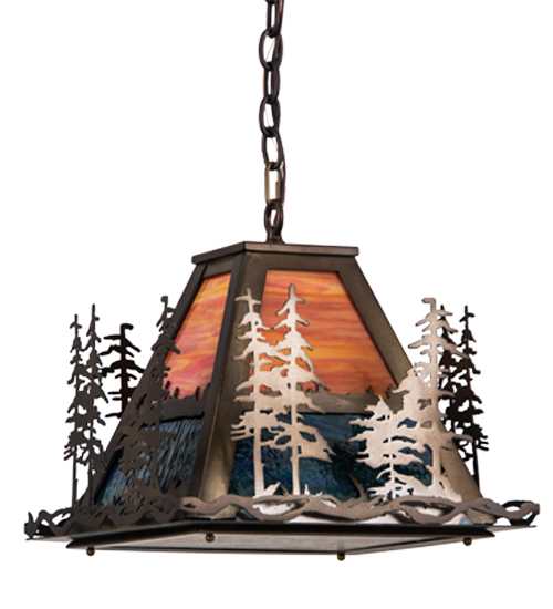 Tall Pines 3 Light 22" Wide Pendant