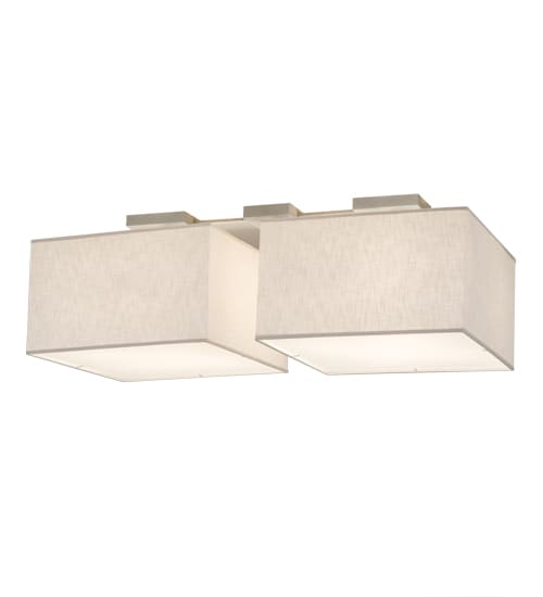 Quadrato 8 Light 24" Wide Linear Pendant