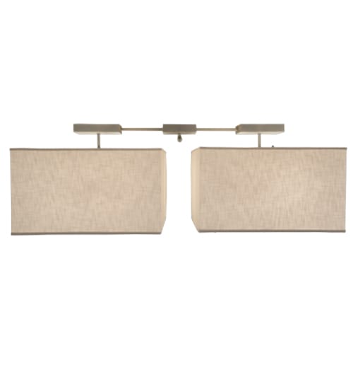 Quadrato 8 Light 24" Wide Linear Pendant
