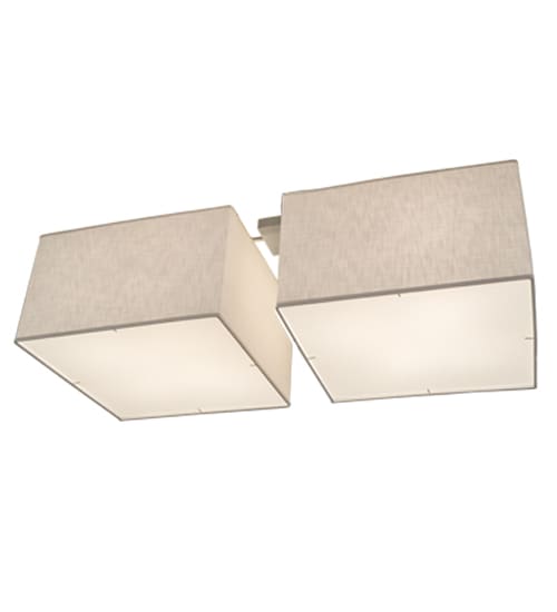Quadrato 8 Light 24" Wide Linear Pendant