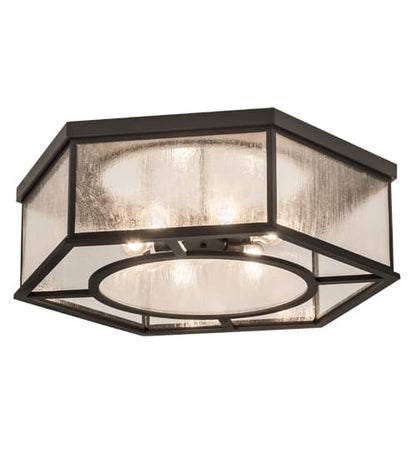 Chauncey 6 Light 36" Wide Flush Mount Drum Ceiling Fixture