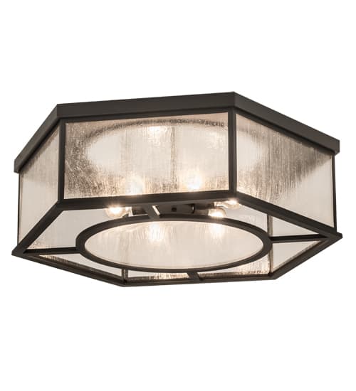 Chauncey 6 Light 36" Wide Flush Mount Drum Ceiling Fixture