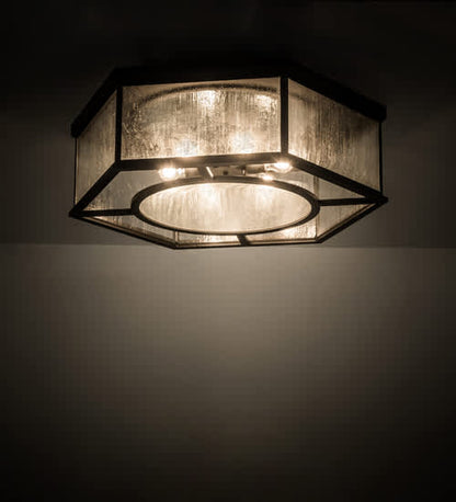 Chauncey 6 Light 36" Wide Flush Mount Drum Ceiling Fixture