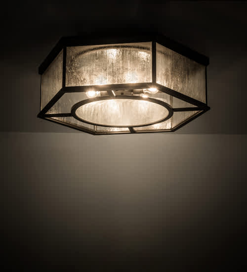 Chauncey 6 Light 36" Wide Flush Mount Drum Ceiling Fixture