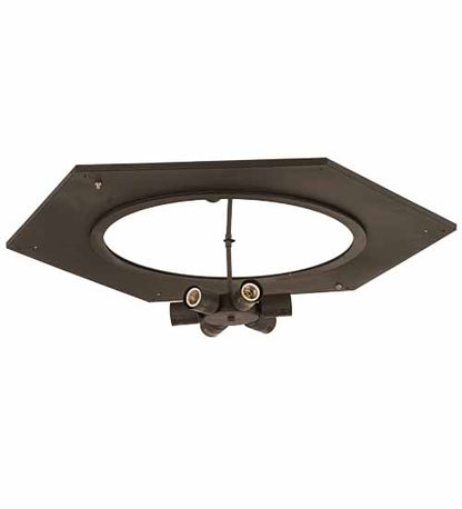 Chauncey 6 Light 36" Wide Flush Mount Drum Ceiling Fixture