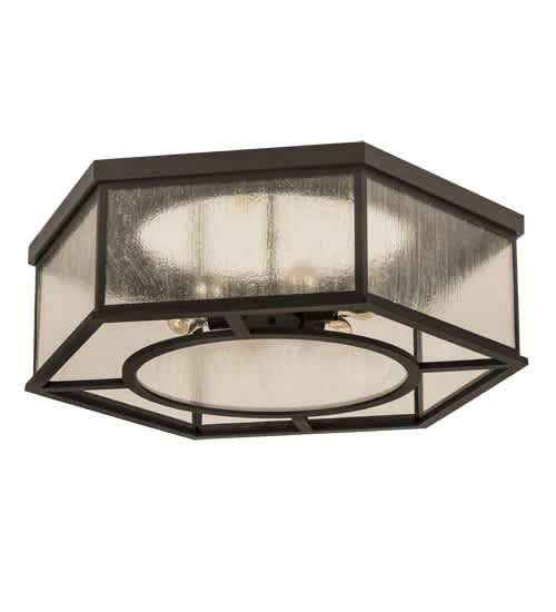 Chauncey 6 Light 36" Wide Flush Mount Drum Ceiling Fixture