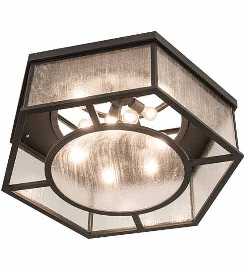 Chauncey 6 Light 36" Wide Flush Mount Drum Ceiling Fixture