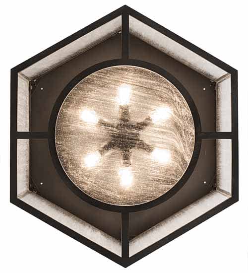 Chauncey 6 Light 36" Wide Flush Mount Drum Ceiling Fixture