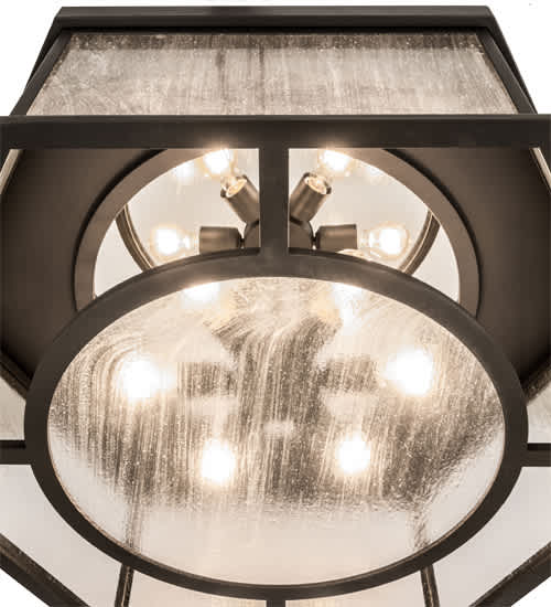 Chauncey 6 Light 36" Wide Flush Mount Drum Ceiling Fixture
