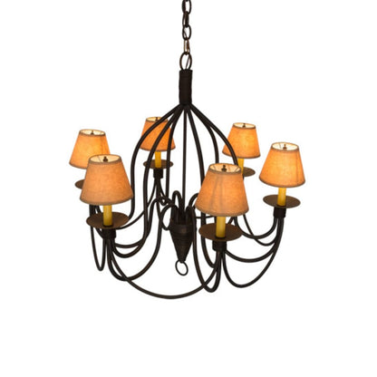 Meyda Tiffany Bell 6 Light 30" Wide Chandelier