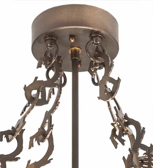 Loon 4 Light 20" Wide Semi-Flush Drum Ceiling Fixture