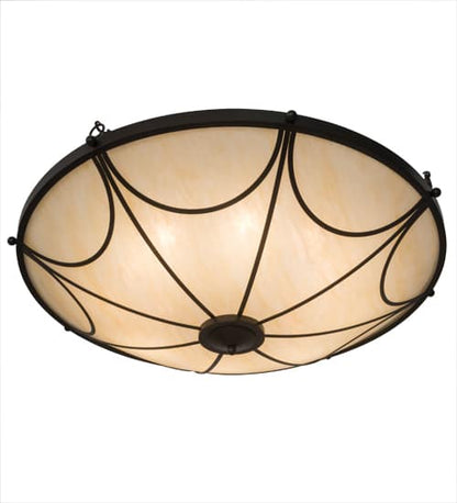 Carousel 8 Light 48" Wide Semi-Flush Bowl Ceiling Fixture