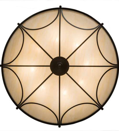 Carousel 8 Light 48" Wide Semi-Flush Bowl Ceiling Fixture