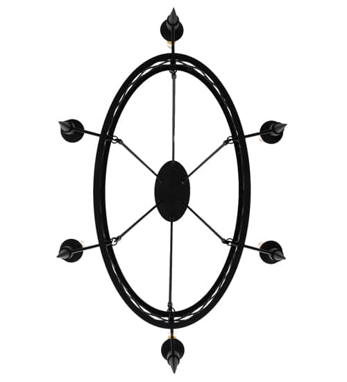 Topridge 6 Light 28" Wide Taper Candle Style Chandelier