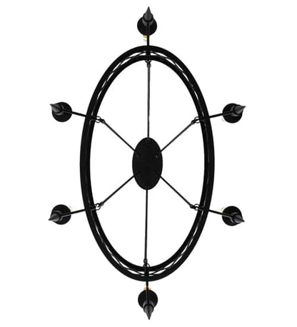 Topridge 6 Light 28" Wide Taper Candle Style Chandelier