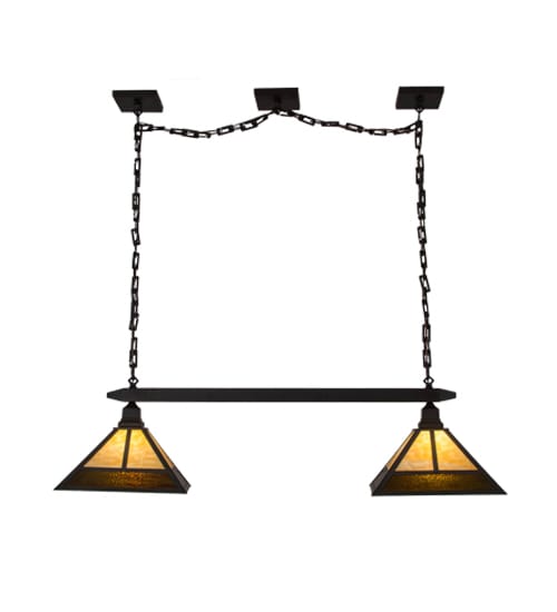 Mission 2 Light 13" Wide Linear Pendant