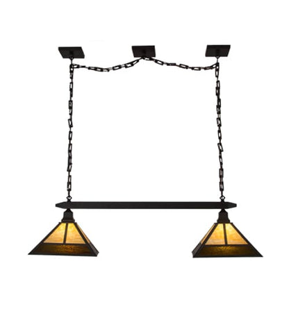 Mission 2 Light 13" Wide Linear Pendant