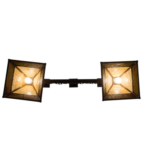 Mission 2 Light 13" Wide Linear Pendant