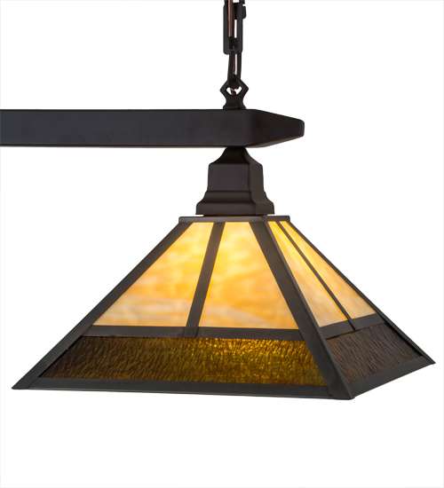 Mission 2 Light 13" Wide Linear Pendant
