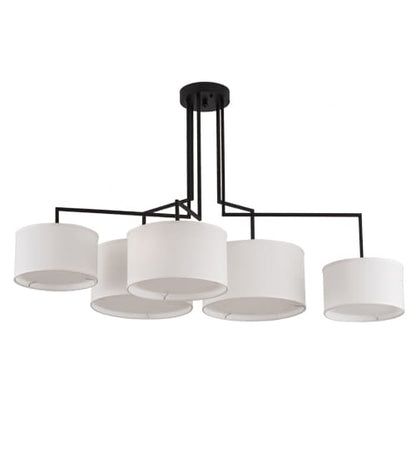 Cilindro 5 Light 35" Wide Linear Pendant
