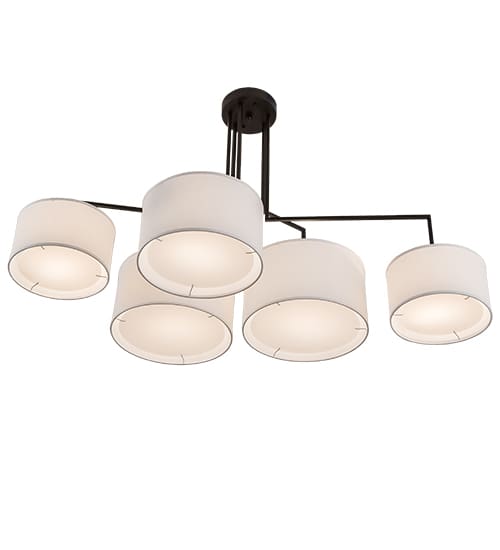 Cilindro 5 Light 35" Wide Linear Pendant