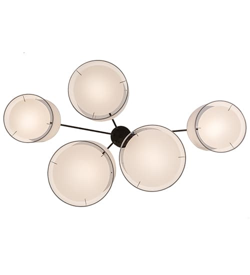 Cilindro 5 Light 35" Wide Linear Pendant