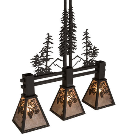 Tall Pines 3 Light 8" Wide Linear Pendant