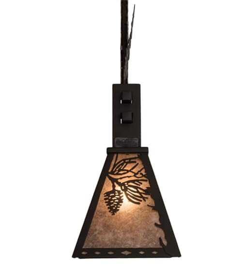 Tall Pines 3 Light 8" Wide Linear Pendant