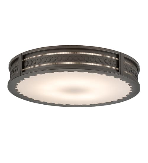Cilindro Circleline 8 Light 42" Wide Semi-Flush Drum Ceiling Fixture