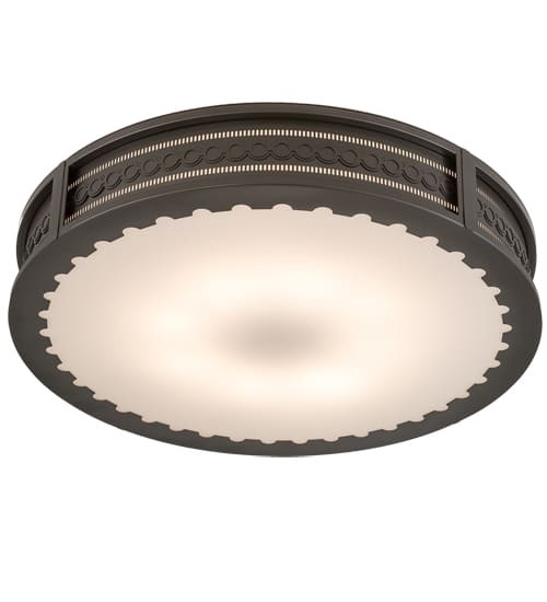 Cilindro Circleline 8 Light 42" Wide Semi-Flush Drum Ceiling Fixture