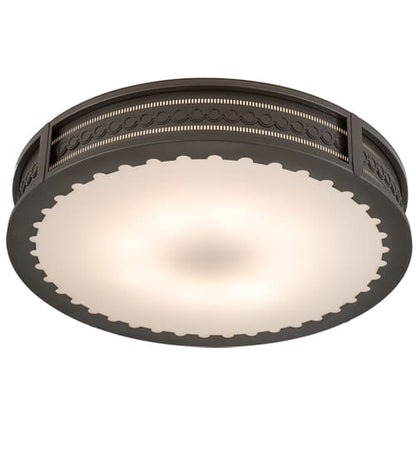 Cilindro Circleline 8 Light 42" Wide Semi-Flush Drum Ceiling Fixture