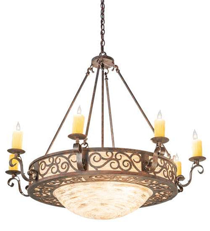 Delano 10 Light 42" Wide Taper Candle Style Chandelier
