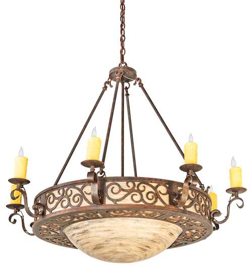 Delano 10 Light 42" Wide Taper Candle Style Chandelier