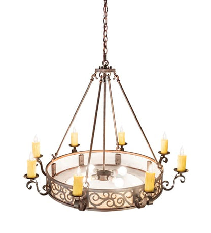Delano 10 Light 42" Wide Taper Candle Style Chandelier