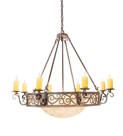 Delano 10 Light 42" Wide Taper Candle Style Chandelier