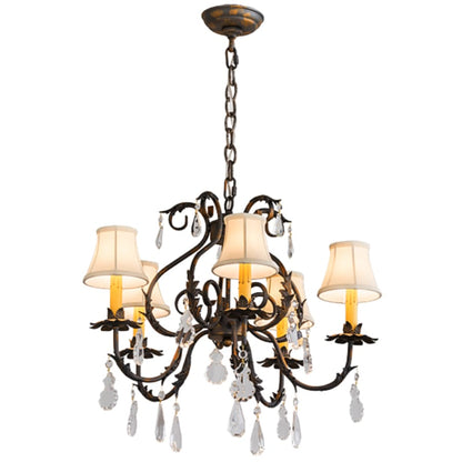 Meyda Tiffany Chantilly 5 Light 25" Wide Crystal Chandelier