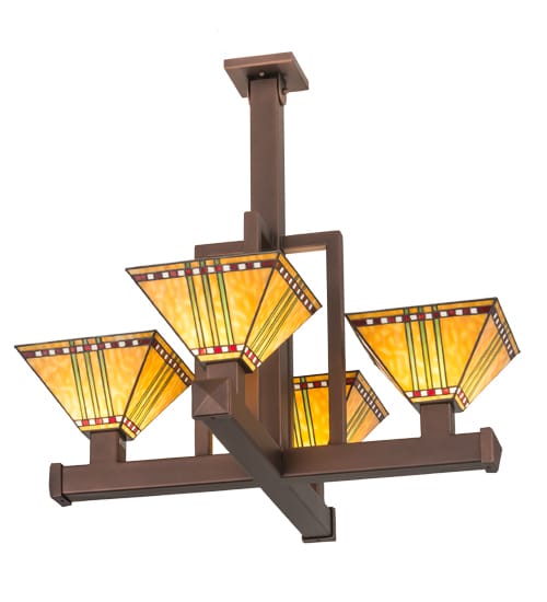 Prairie Corn 4 Light 32" Wide Pendant