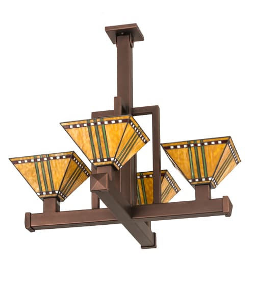 Prairie Corn 4 Light 32" Wide Pendant