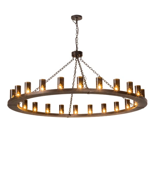 Loxley 24 Light 72" Wide Ring Chandelier