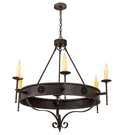 Lorenzo 6 Light 48" Wide Taper Candle Style Chandelier