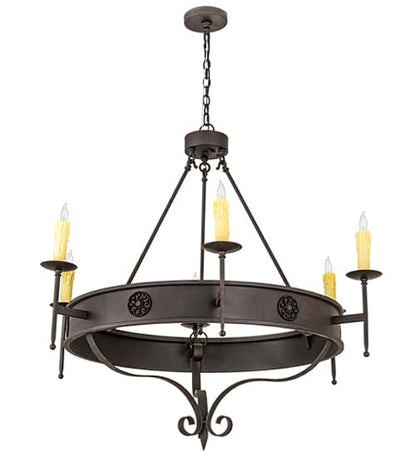 Lorenzo 6 Light 48" Wide Taper Candle Style Chandelier