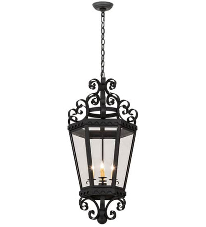 Cadenza 4 Light 18" Wide Taper Candle Pendant