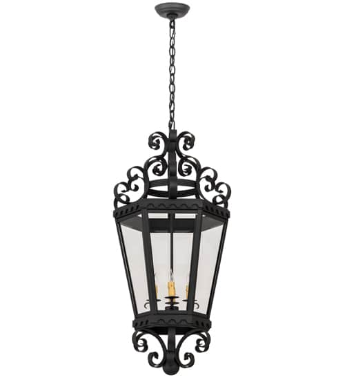 Cadenza 4 Light 18" Wide Taper Candle Pendant