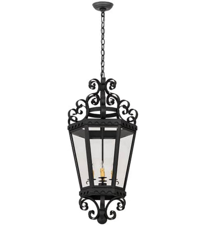 Cadenza 4 Light 18" Wide Taper Candle Pendant
