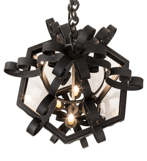 Cadenza 4 Light 18" Wide Taper Candle Pendant