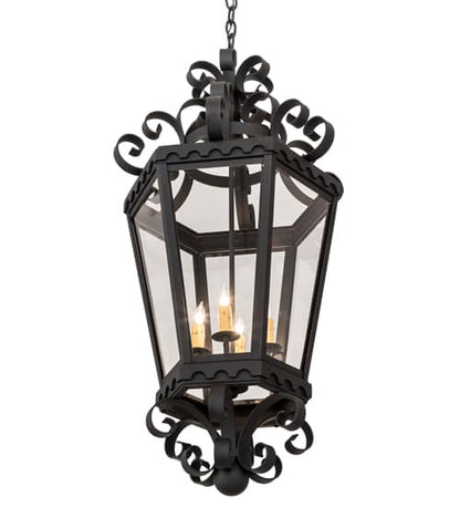 Cadenza 4 Light 18" Wide Taper Candle Pendant