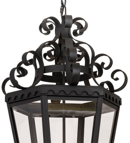 Cadenza 4 Light 18" Wide Taper Candle Pendant