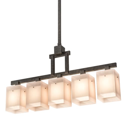 Metro 5 Light 8" Wide Linear Pendant