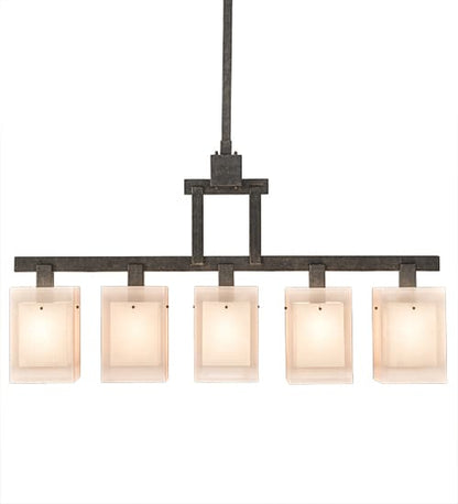 Metro 5 Light 8" Wide Linear Pendant